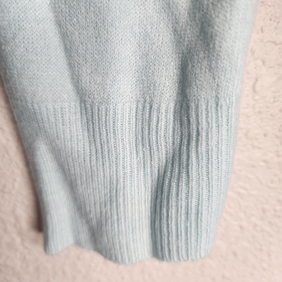 New York & Company Light Blue Sweater Cardigan - Picture 4 of 6